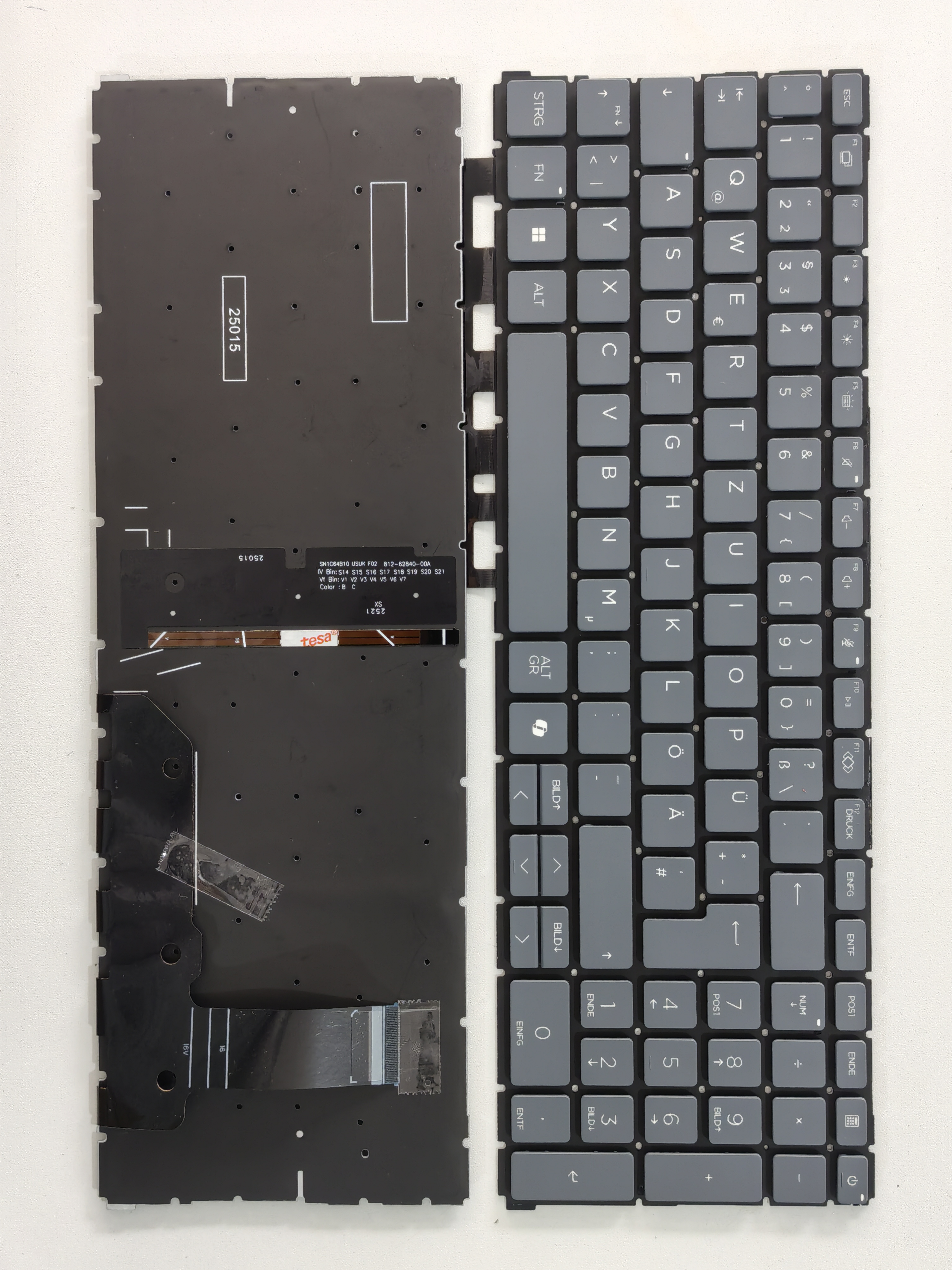 Picture of New Replacement Laptop Keyboard For HP 460G11/465G11 AI key/660G11/665G11 Grey Backlit (OEM) GR Layout